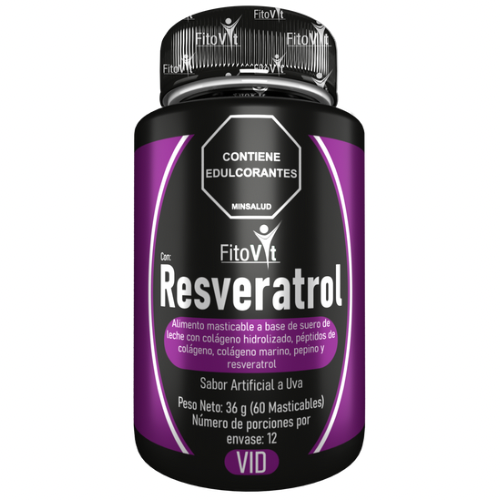 Resveratrol - Suplemento con Colágeno Hidrolizado y Suero de Leche