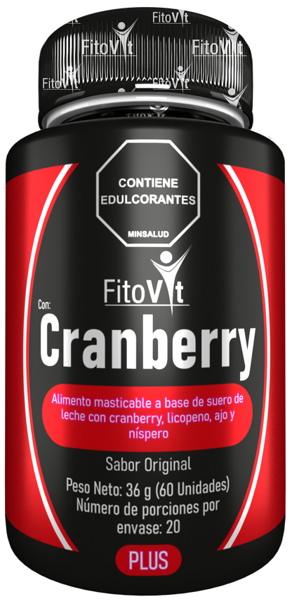 Cranberry - Suplemento Natural para Salud Urinaria y Prostática con Antioxidantes