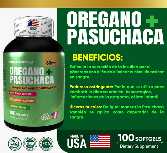 ORÉGANO + PASUCHACA 60 mg